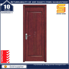 Preço mais barato porta de madeira interior porta PVC / MDF